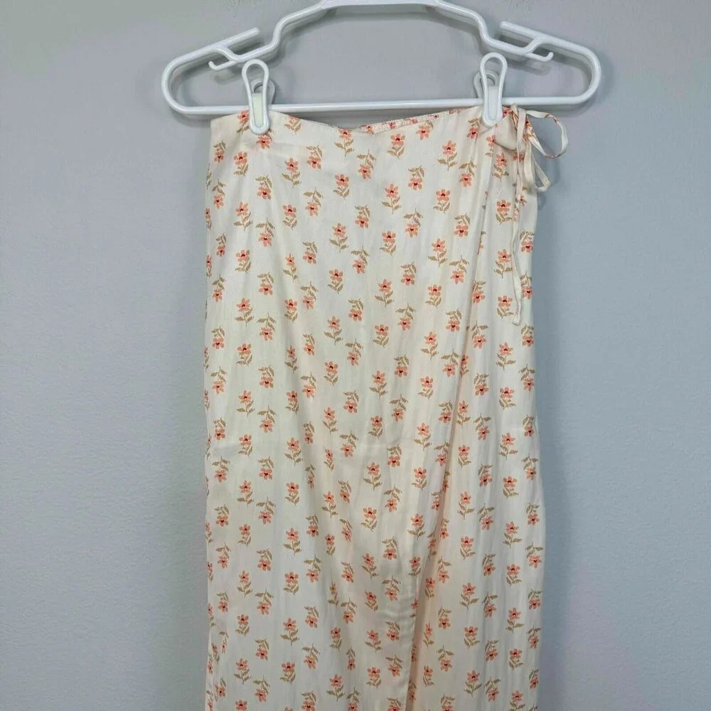 Free People Intimately First Choice Lounge Pant Comfy Wrap-Front Floral Size XL - Picture 5 of 15